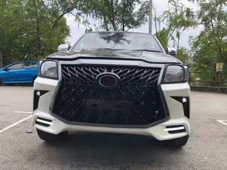 TOYOTA HILUX VIGO (2012-2015) IÇIN UYUMLU LEXUS ÖN TAMPON+PANJUR